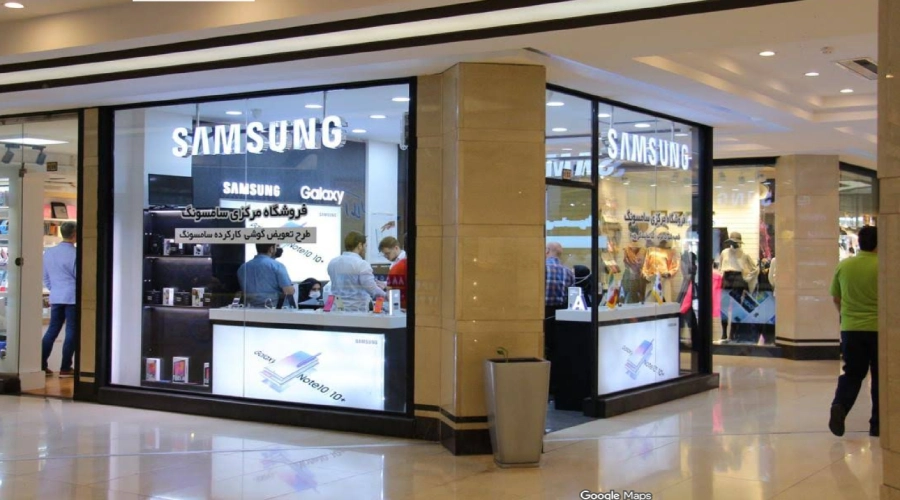 فروشگاه موبایل سامسونگ نمایندگی میلاد نور در غرب تهران