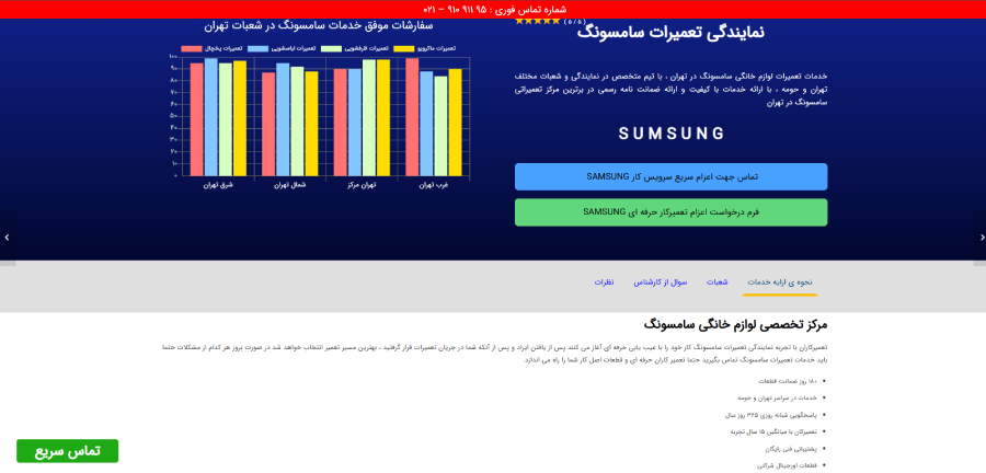 نمایندگی سامسونگ فاران سرویس